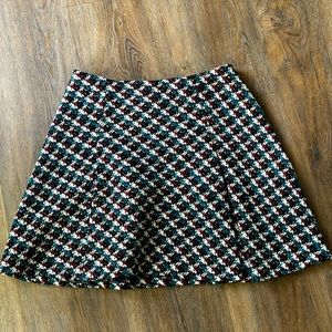 Zara Multicolor Checkered Mini Skirt